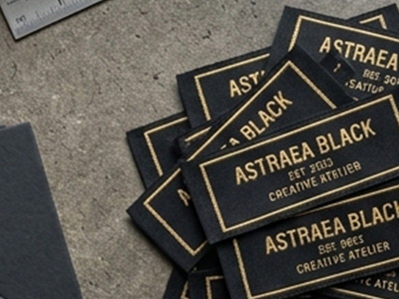 Woven Damask Neck Labels