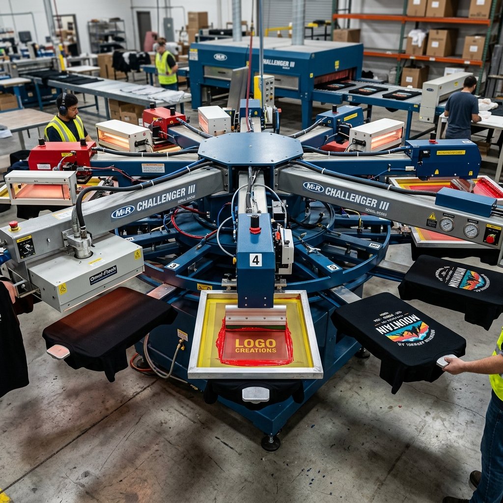 Automatic Carousel Screen Printing